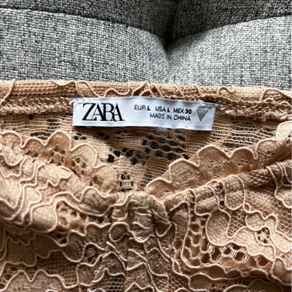 Zara Lace Cropped Bustiere/Corset - Picture 3 of 4